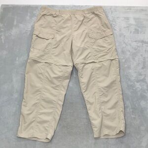Columbia Men's Convertible PFG Pants Size XXL Tan